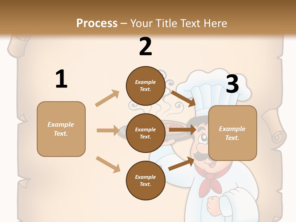 Pizzeria Draw Artwork PowerPoint Template