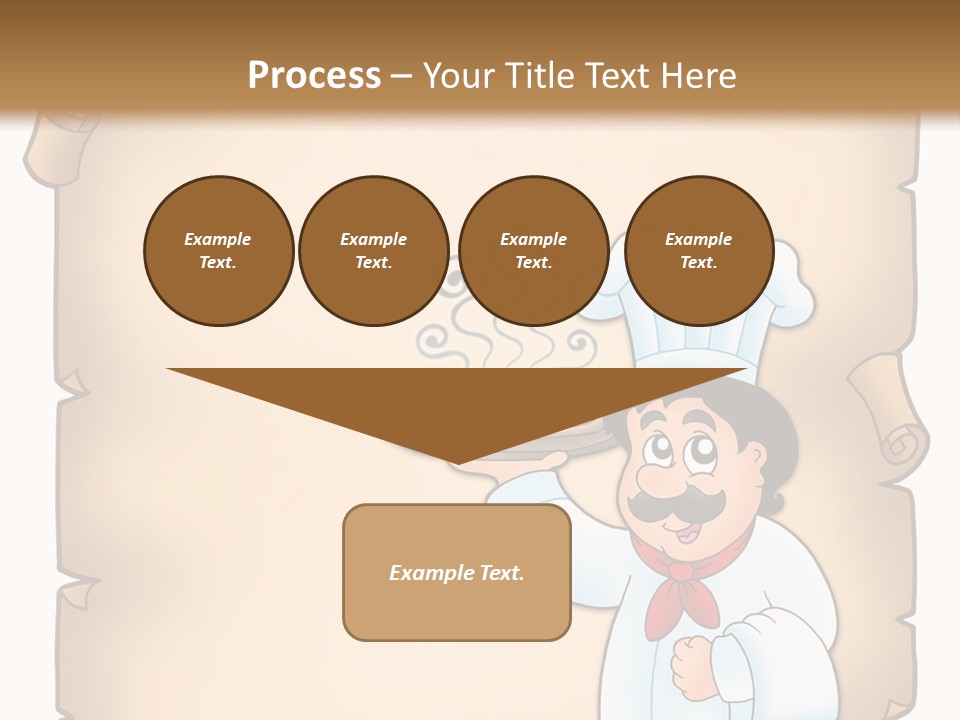 Pizzeria Draw Artwork PowerPoint Template