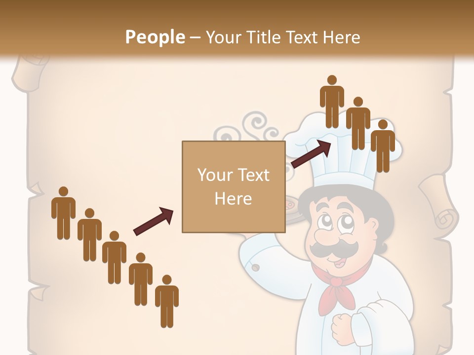 Pizzeria Draw Artwork PowerPoint Template