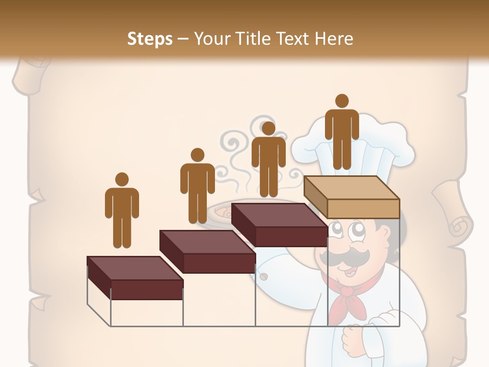 Pizzeria Draw Artwork PowerPoint Template