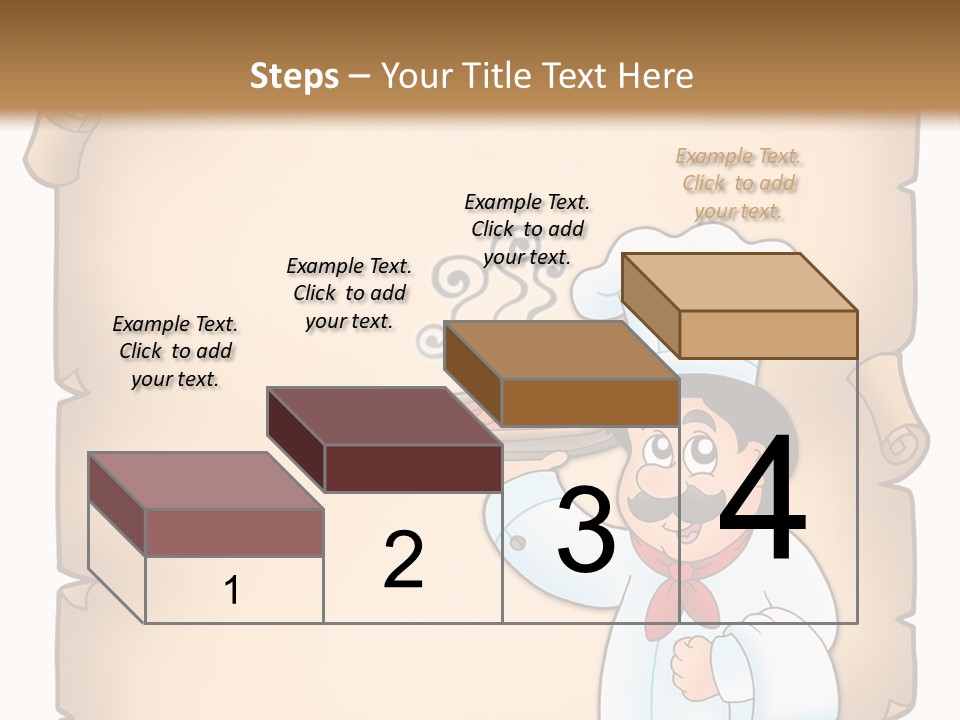 Pizzeria Draw Artwork PowerPoint Template
