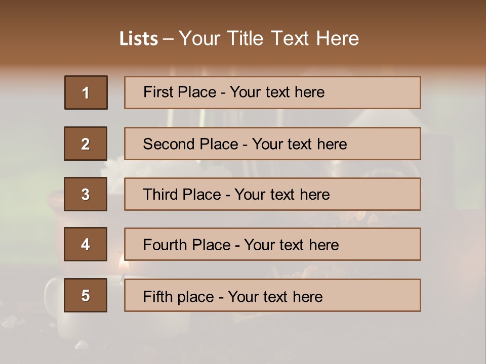 Nature Oil Spa PowerPoint Template