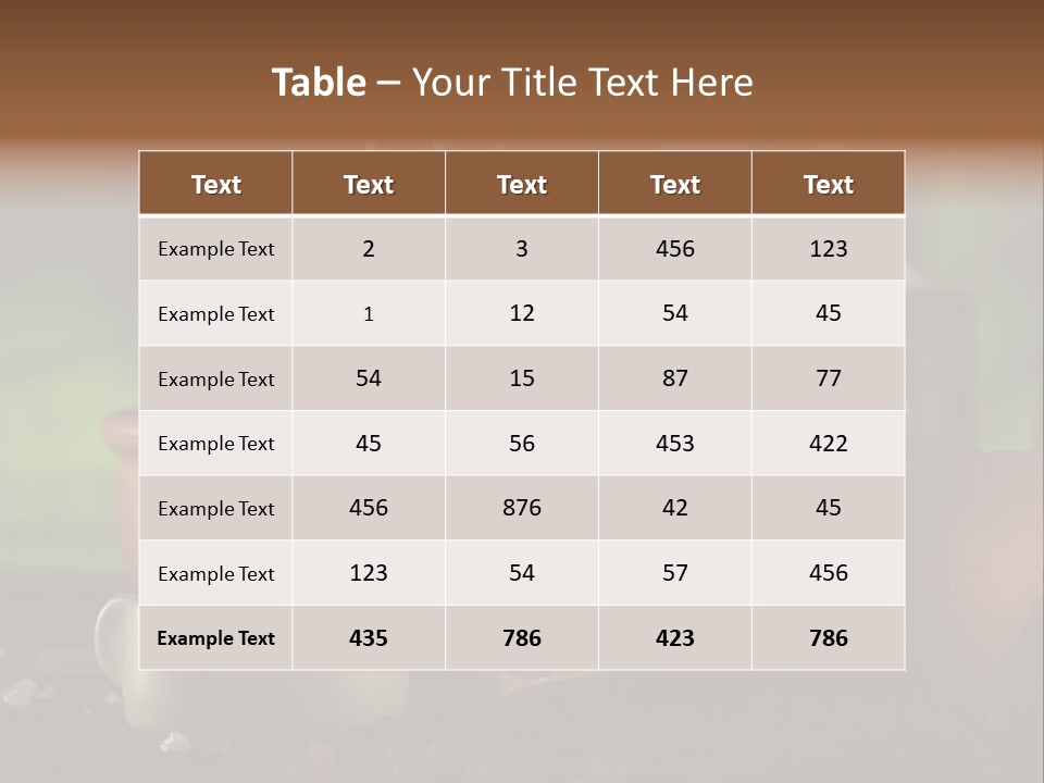 Nature Oil Spa PowerPoint Template