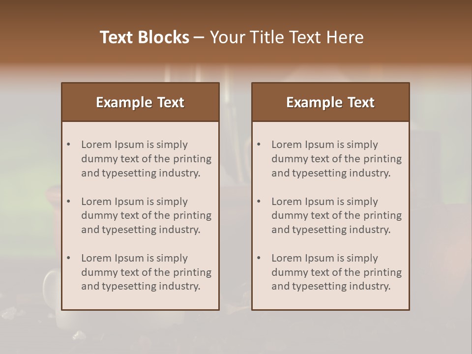 Nature Oil Spa PowerPoint Template