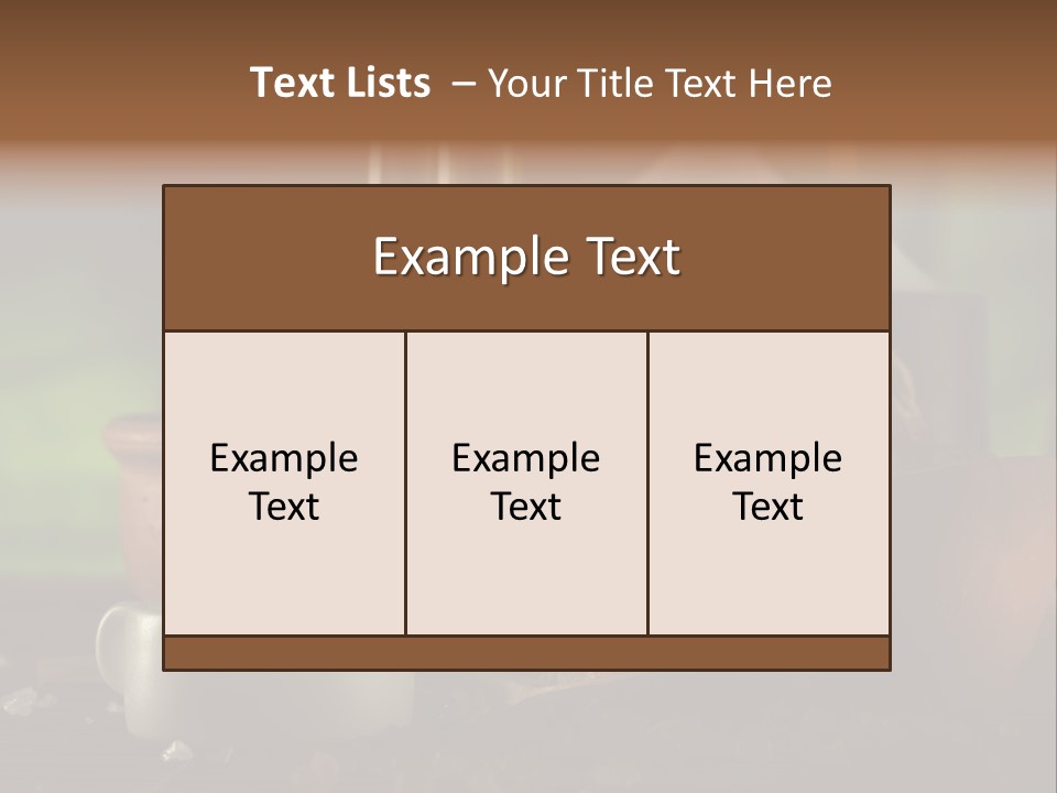 Nature Oil Spa PowerPoint Template