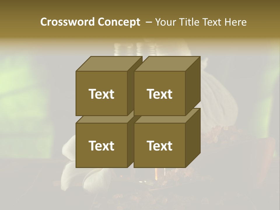 Health Relaxing Natural PowerPoint Template