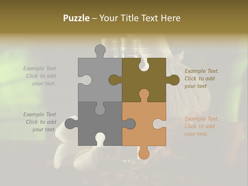 Health Relaxing Natural PowerPoint Template