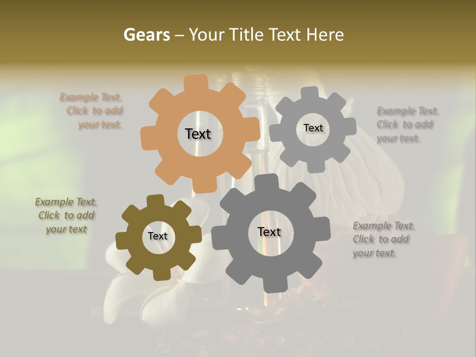 Health Relaxing Natural PowerPoint Template