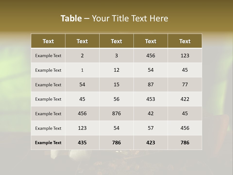 Health Relaxing Natural PowerPoint Template
