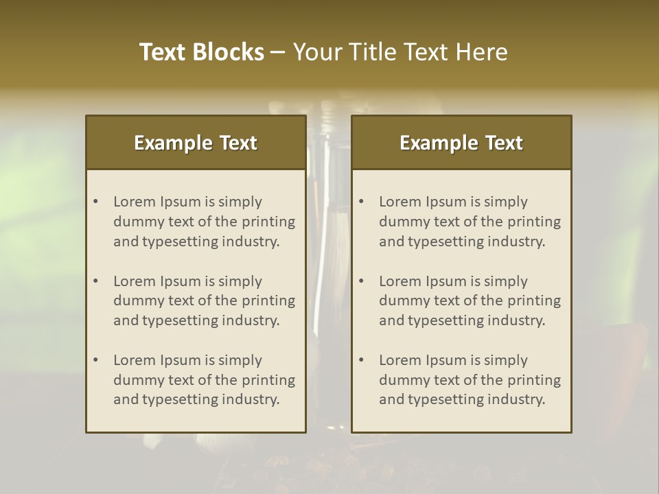 Health Relaxing Natural PowerPoint Template