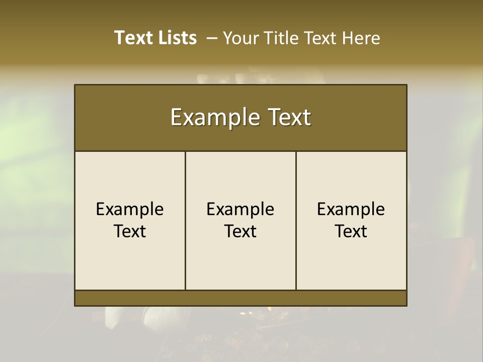 Health Relaxing Natural PowerPoint Template