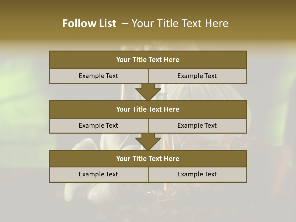 Health Relaxing Natural PowerPoint Template