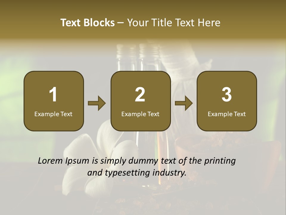 Health Relaxing Natural PowerPoint Template