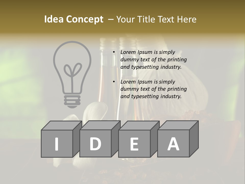 Health Relaxing Natural PowerPoint Template