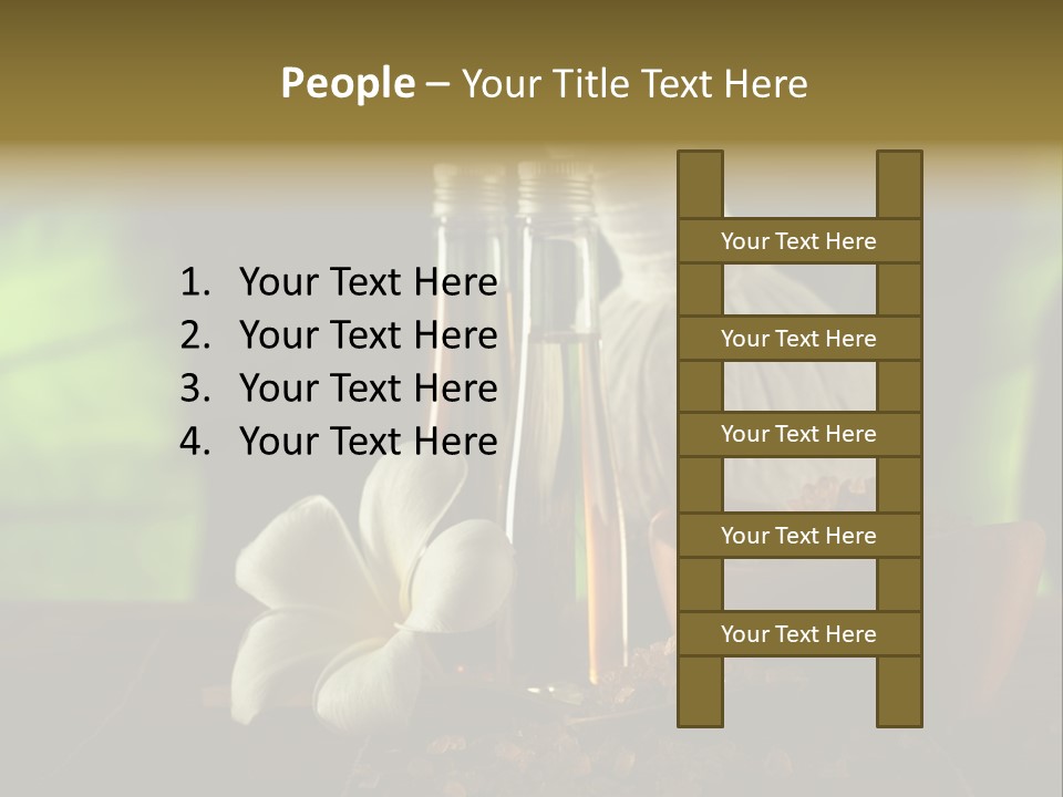 Health Relaxing Natural PowerPoint Template