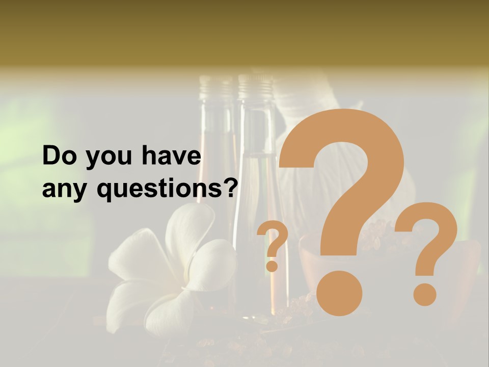 Health Relaxing Natural PowerPoint Template