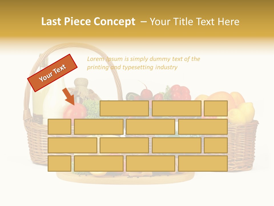 Danie Targ Restauracja PowerPoint Template