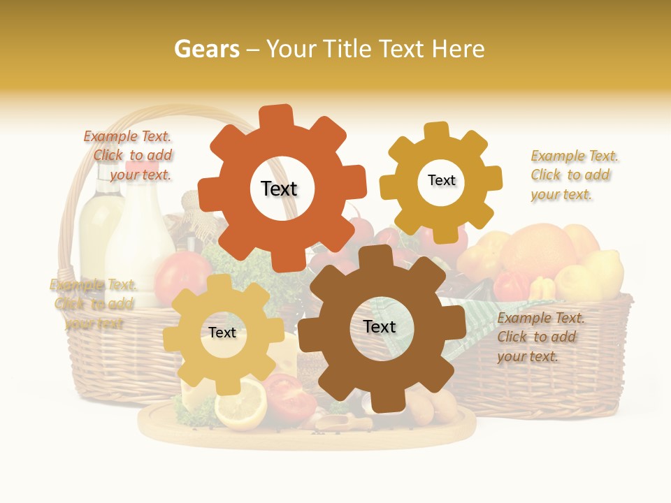 Danie Targ Restauracja PowerPoint Template