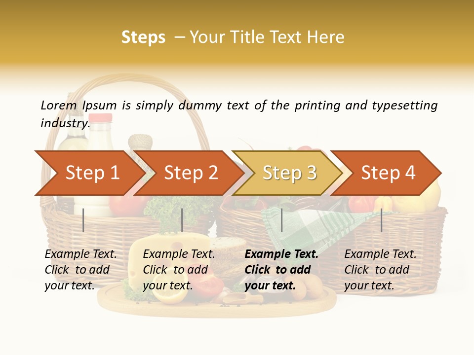 Danie Targ Restauracja PowerPoint Template