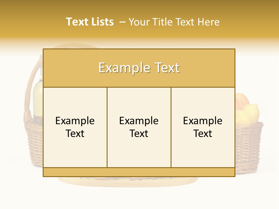 Danie Targ Restauracja PowerPoint Template