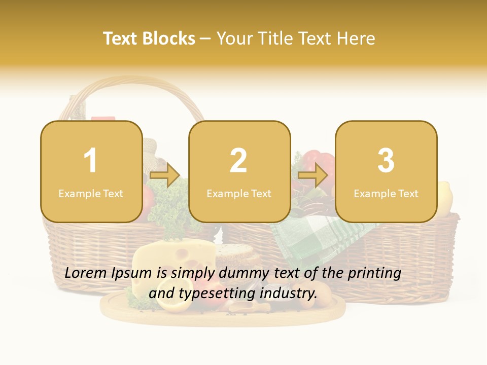 Danie Targ Restauracja PowerPoint Template