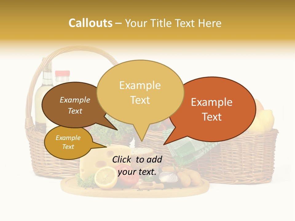 Danie Targ Restauracja PowerPoint Template