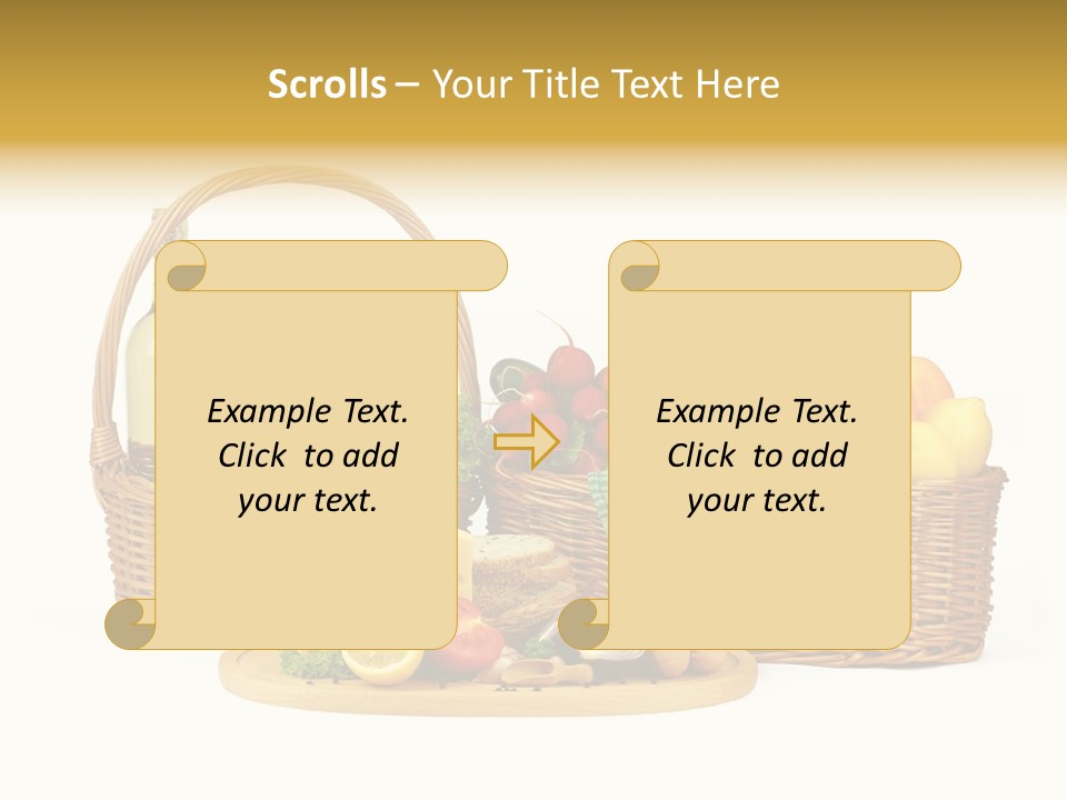 Danie Targ Restauracja PowerPoint Template