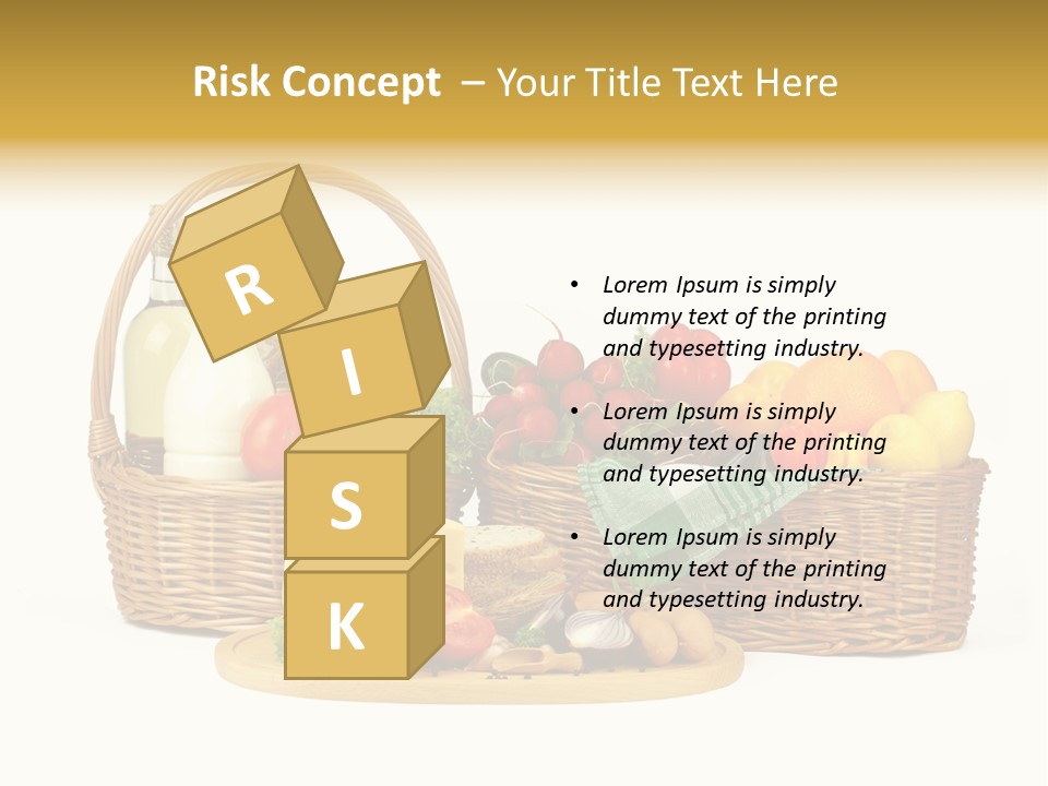 Danie Targ Restauracja PowerPoint Template