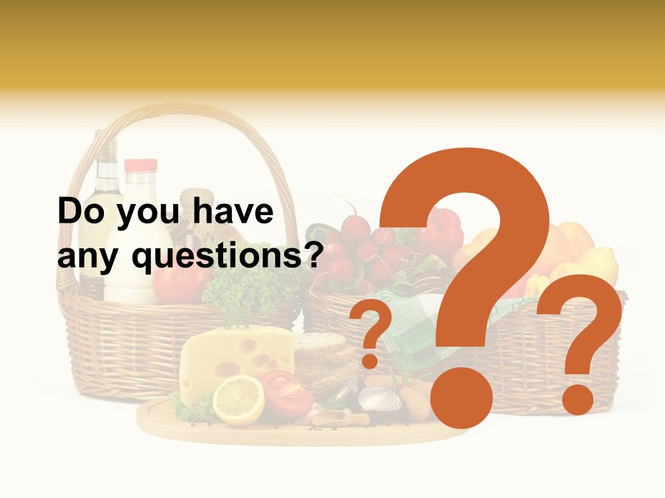 Danie Targ Restauracja PowerPoint Template