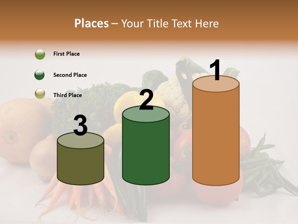 Vegetarian Vegetable Carrot PowerPoint Template