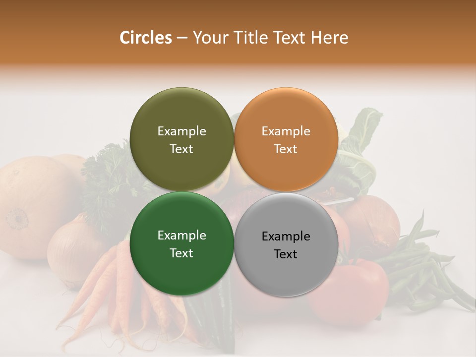 Vegetarian Vegetable Carrot PowerPoint Template