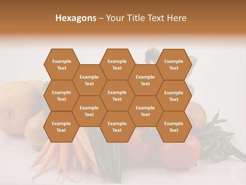 Vegetarian Vegetable Carrot PowerPoint Template
