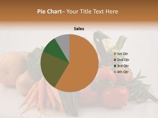 Vegetarian Vegetable Carrot PowerPoint Template