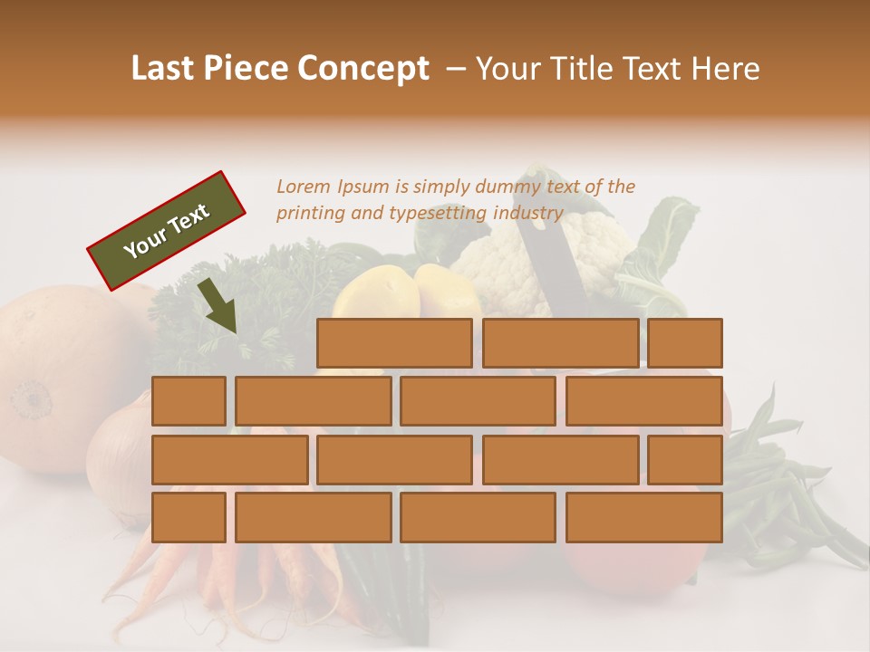 Vegetarian Vegetable Carrot PowerPoint Template