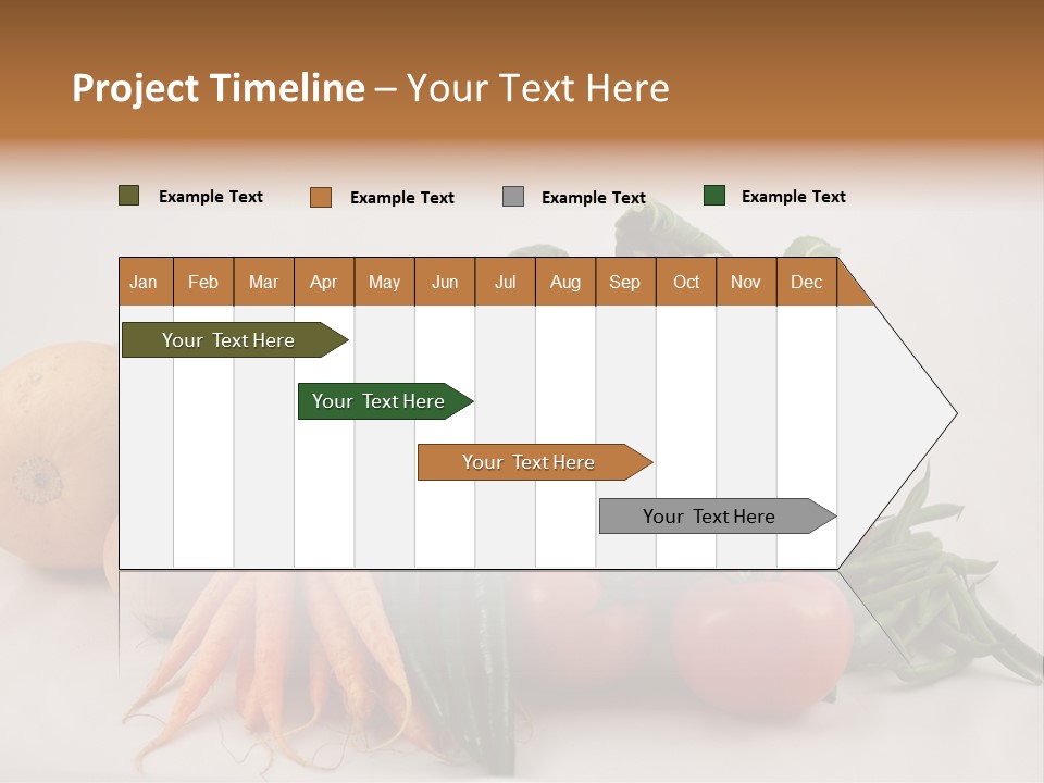 Vegetarian Vegetable Carrot PowerPoint Template