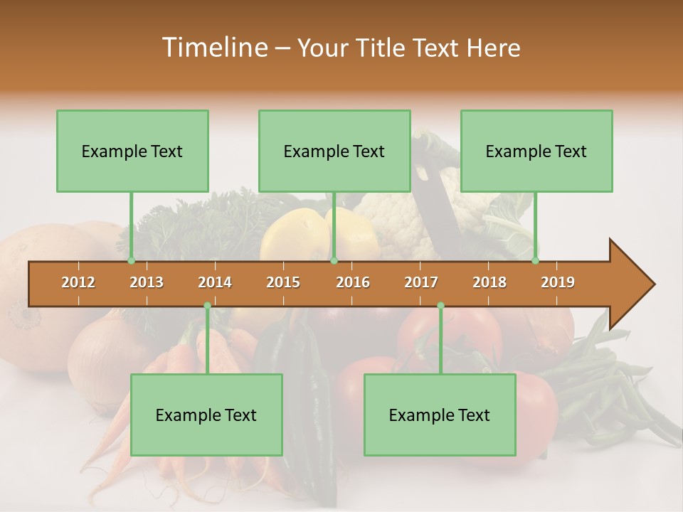 Vegetarian Vegetable Carrot PowerPoint Template