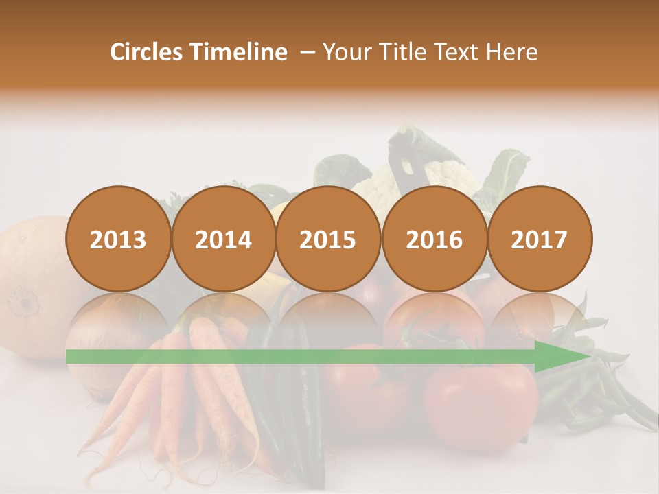 Vegetarian Vegetable Carrot PowerPoint Template