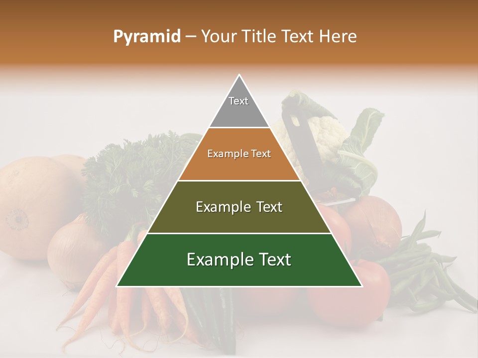 Vegetarian Vegetable Carrot PowerPoint Template
