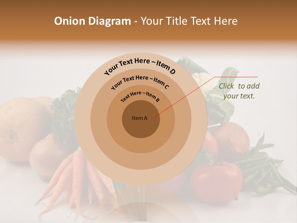 Vegetarian Vegetable Carrot PowerPoint Template