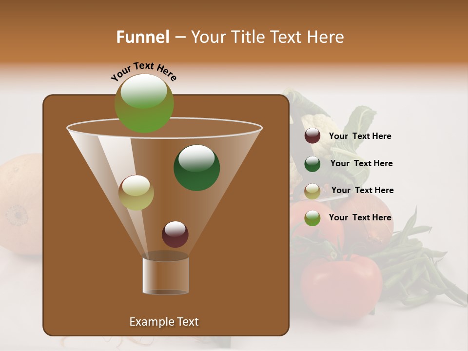 Vegetarian Vegetable Carrot PowerPoint Template