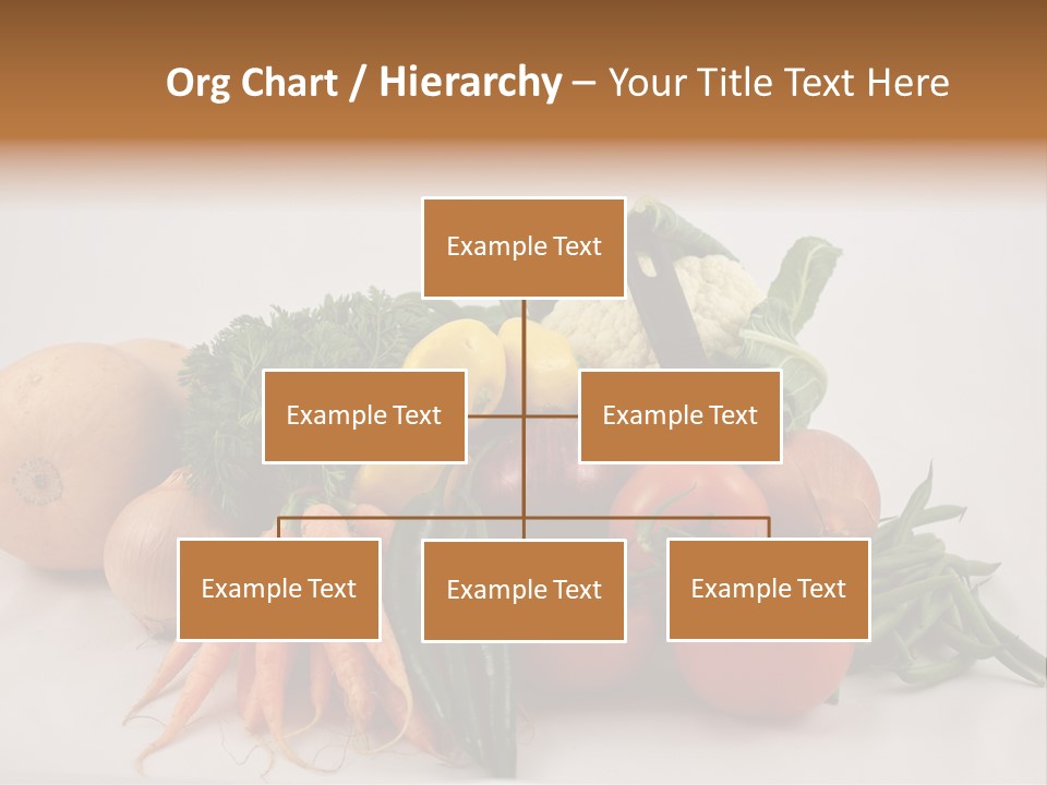 Vegetarian Vegetable Carrot PowerPoint Template