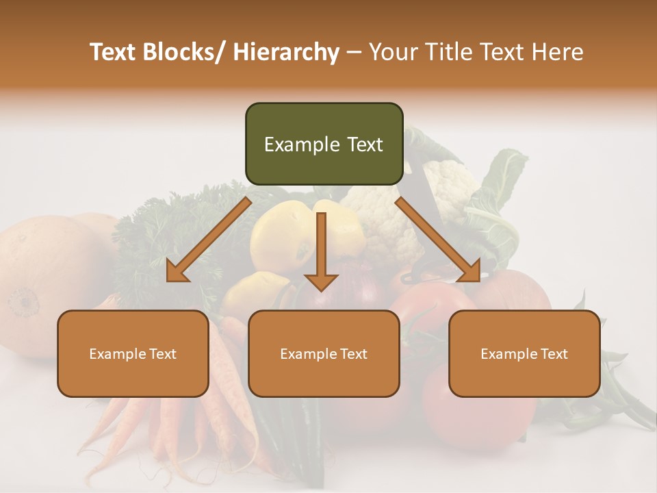 Vegetarian Vegetable Carrot PowerPoint Template