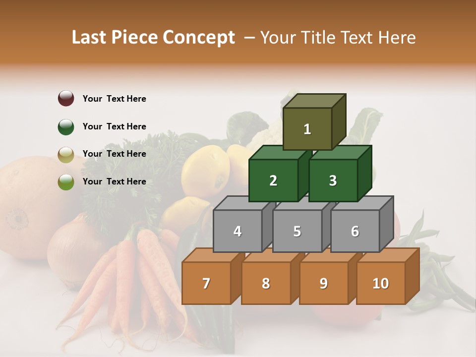 Vegetarian Vegetable Carrot PowerPoint Template