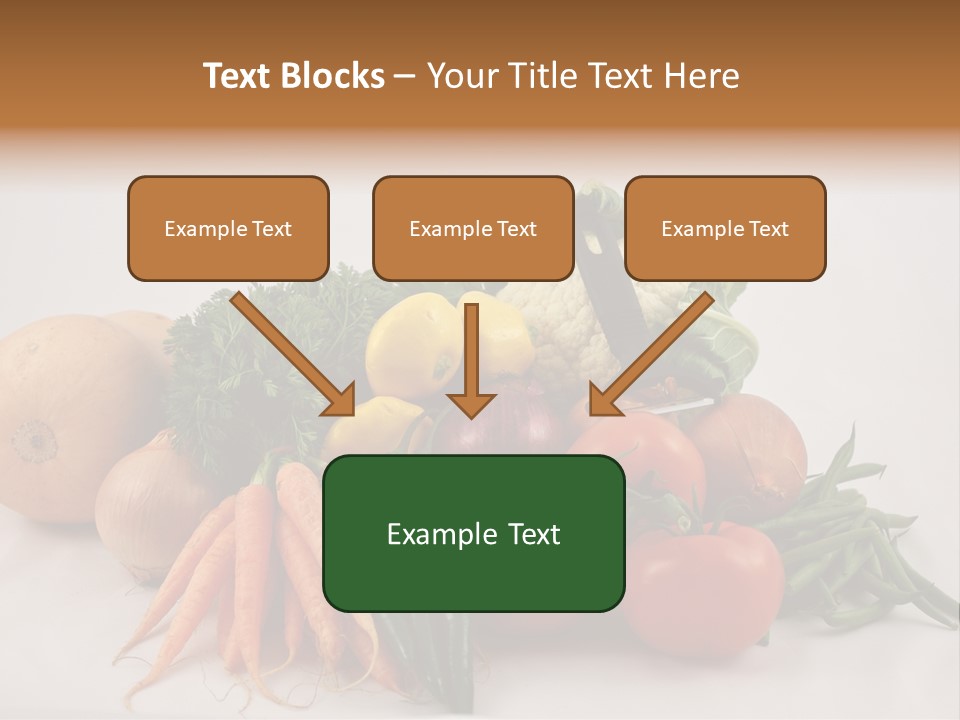 Vegetarian Vegetable Carrot PowerPoint Template