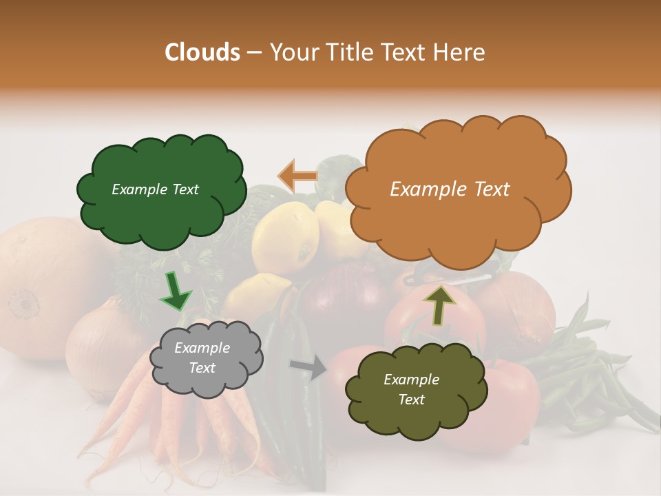 Vegetarian Vegetable Carrot PowerPoint Template