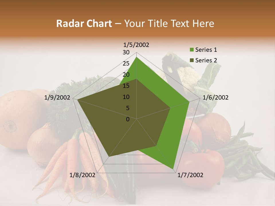 Vegetarian Vegetable Carrot PowerPoint Template
