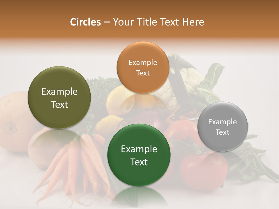 Vegetarian Vegetable Carrot PowerPoint Template