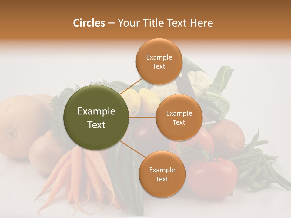 Vegetarian Vegetable Carrot PowerPoint Template