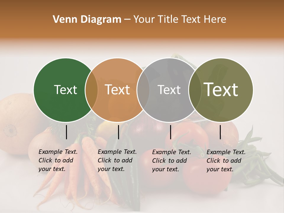 Vegetarian Vegetable Carrot PowerPoint Template