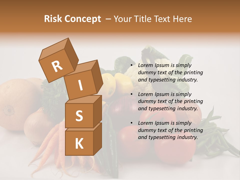 Vegetarian Vegetable Carrot PowerPoint Template